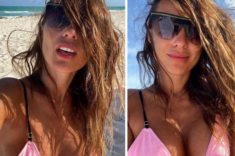 Pampita con anteojos